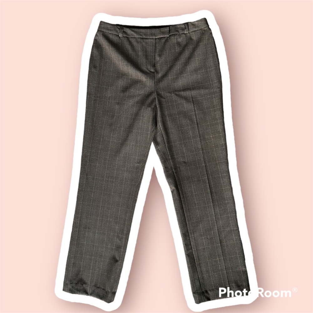 vintage plaid trousers